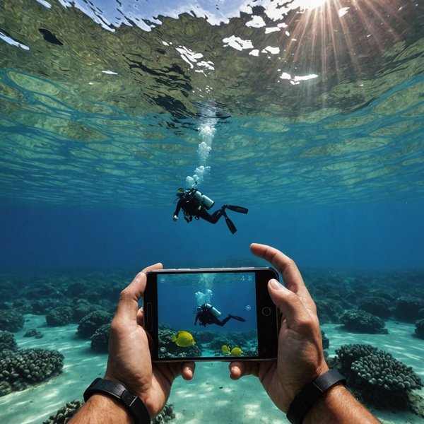 Quels sont les meilleurs paramètres pour une expérience de photographie sous-marine avec un smartphone ?